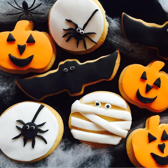 Spooky Themed Halloween Cookies