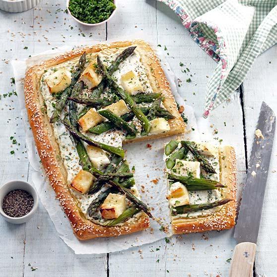 Asparagus Brie Tart