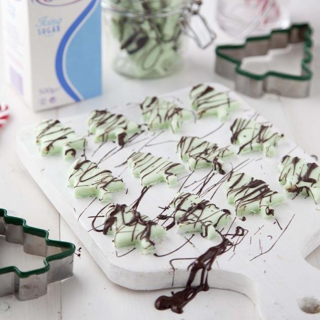 Christmas Tree Peppermint Creams