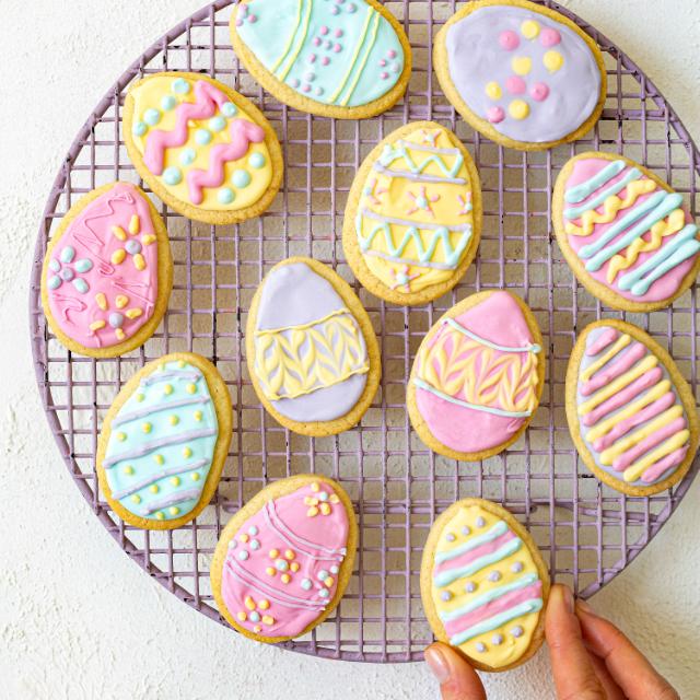 Easter Egg Sugar Cookies