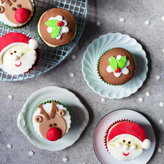 Festive cupcakes