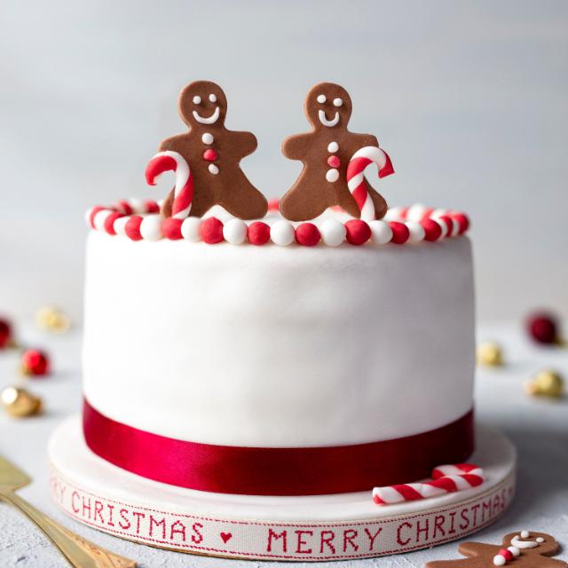 Gingerbread man cake