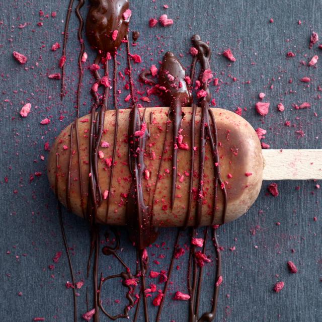 Ice pops chocolate