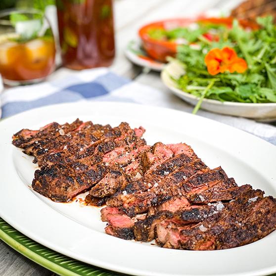 Coffee and Spice-Rubbed Steak