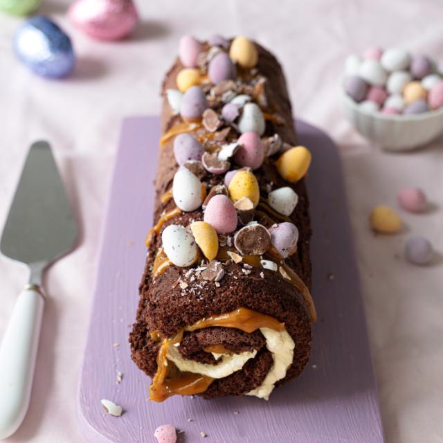 Chocolate Easter Roulade