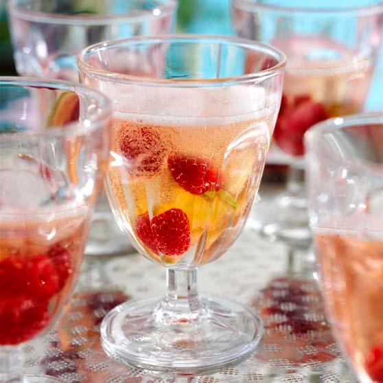 Fresh Summer Punch With Strawberry Syrup