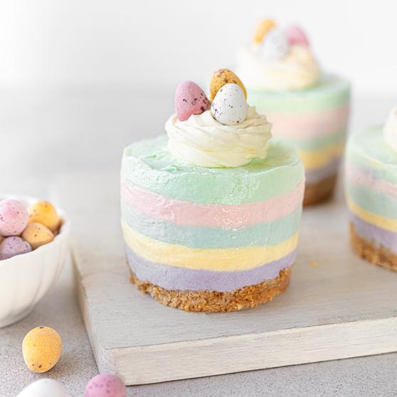 Easter cheesecakes