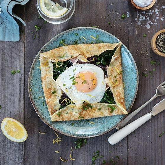 Ham and Brie Breakfast Galette
