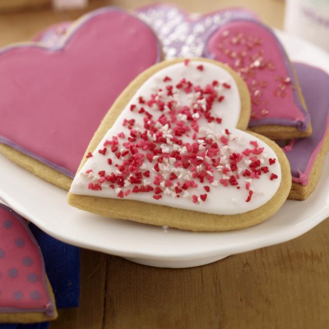Love Heart Iced Cookies